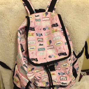 New LeSportsac Backpack in “Love” nylon fabric!